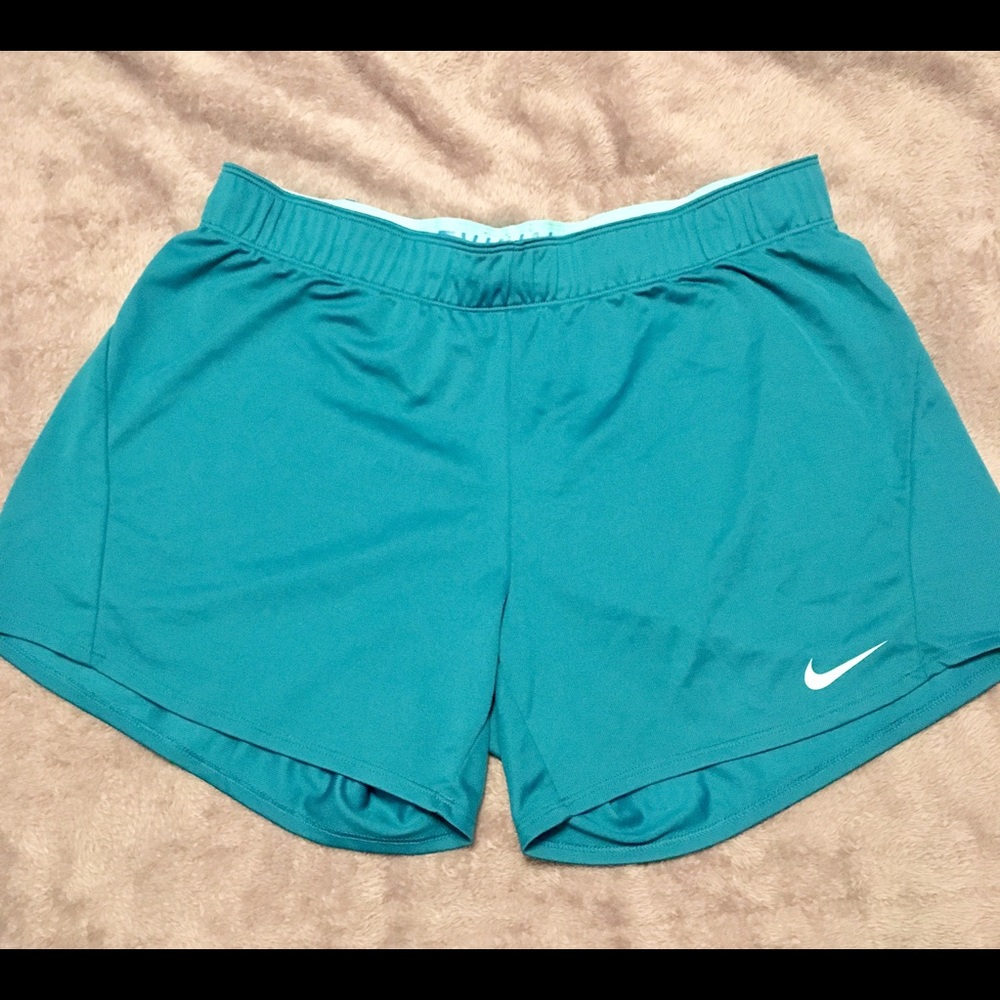 NIKE Teal Sports/Running Shorts